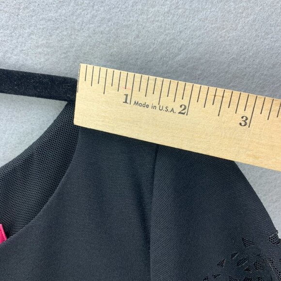 Betsey Johnson Dress Womens 10 Black Sheath 3/4 Sleeve Cutout‎ Pockets Stretch - Picture 10 of 16